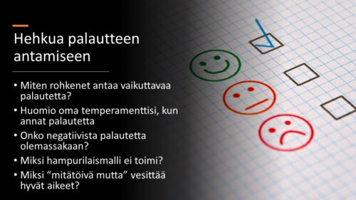 Valmennukset, valmennus